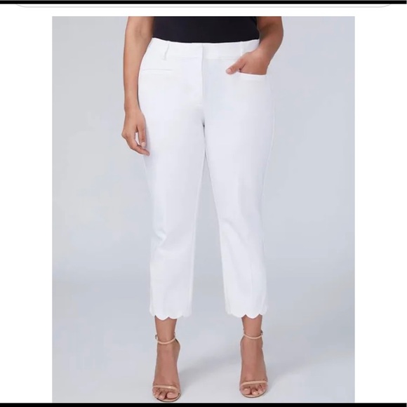 Lane Bryant Denim - New Lane Bryant Women's Allie Smart Stretch Crop - Scalloped Hem Size 28 NWT